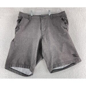Dahui Shorts Mens Size 33 Gray Performance Hybird Casual Flat Front Beach Surf